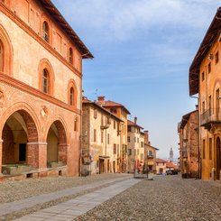 Saluzzo Altstadt Piemont