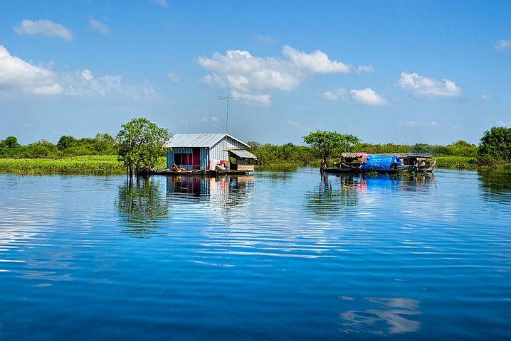 Hausboot Tonle Sap See Kambodscha