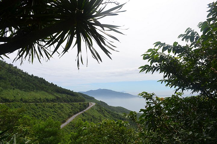 Hai Van Pass Blick auf Danang Vietnam