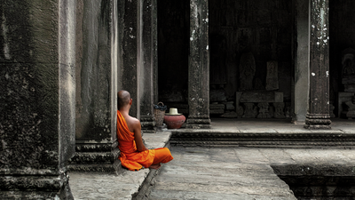Angkor Wat - heiliger Ort in Kambodscha. Eine Kleiderordnung sollte beachtet werden.