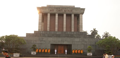 Hanoi Ho Chi Minh Mausoleum in Vietnam