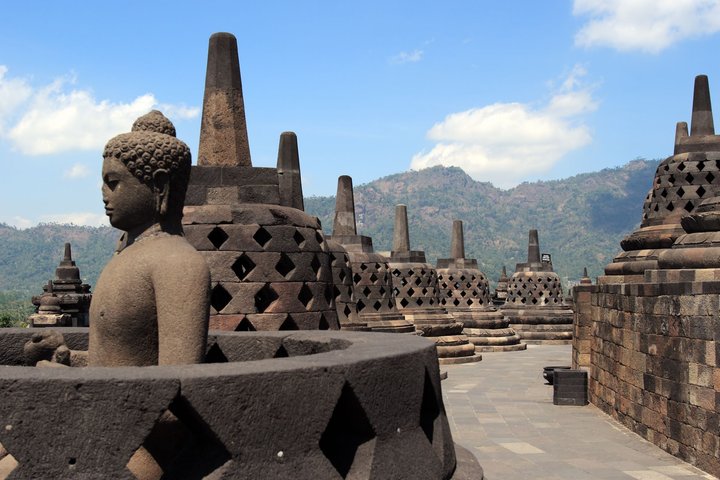 Java Detail des Borobudur