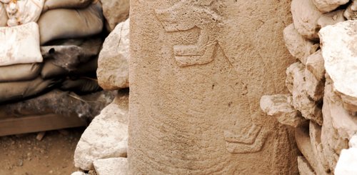 Göbeklitepe Detail der Ausgrabung