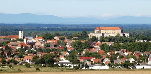 Blick auf die Burg Siklós