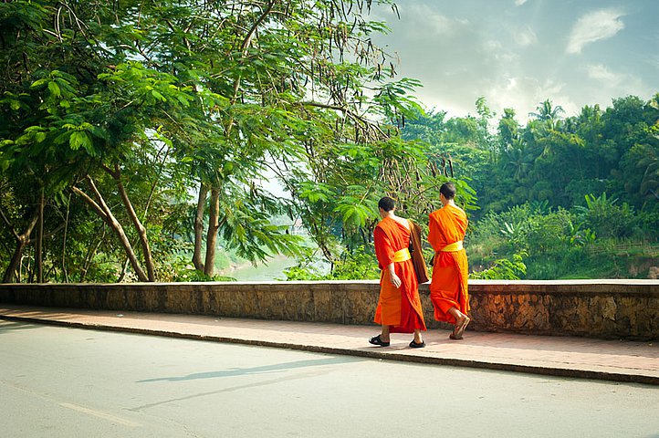 Buddhistische Mönche Indochina