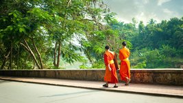 Individualreise-Asien - begegnen Sie buddhistischen Mönchen in Luang Prabang 