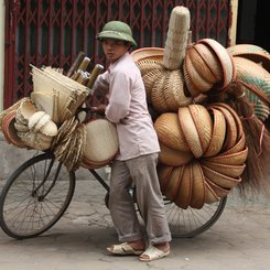 Hanoi Vietnam Old Quater Street Life in der Altstadt