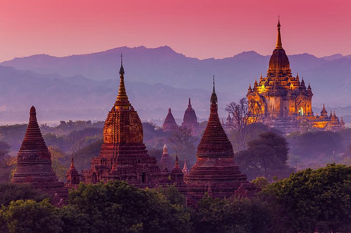 Pagoden in Bagan Mynamar