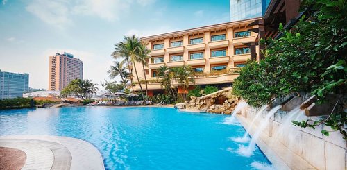 Paradox Merchant Court Clark Quay Singapur Außenansicht mit Pool