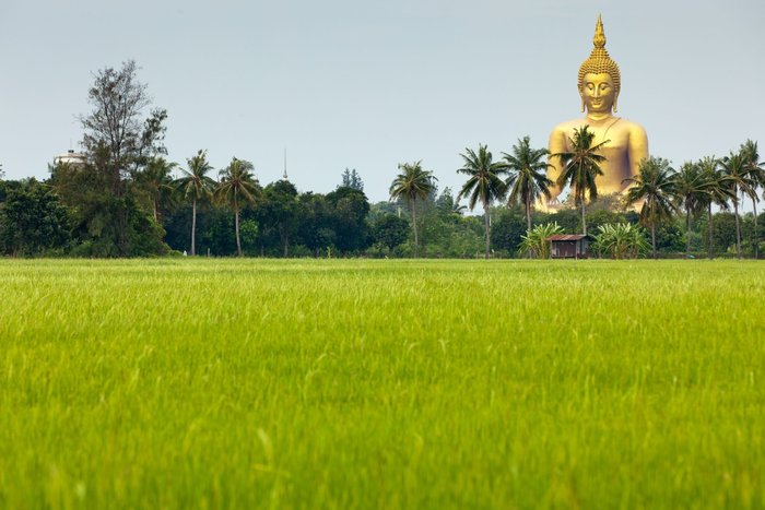 riesiger Buddha Wat Muang Angthong