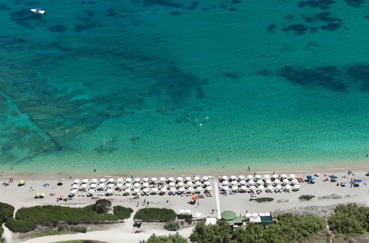 Sardinien Strand beim Myo Stelle Marine