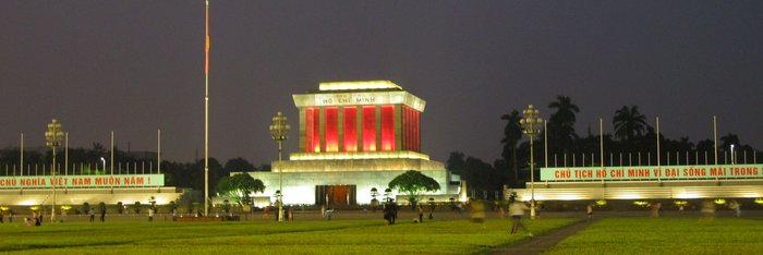 Hanoi Ho Chi Minh Mausoleum Vietnam Indochina