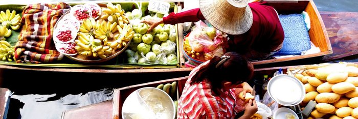 Schwimmender Markt Thailand