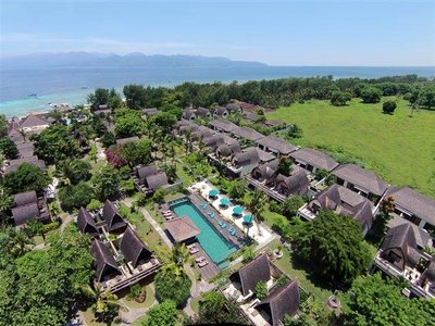 Vila Ombak Vila Ombak Anlage Übersicht von oben