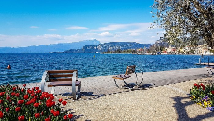 Promenade in Bardolino am Gardasee