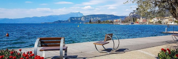 Promenade in Bardolino am Gardasee
