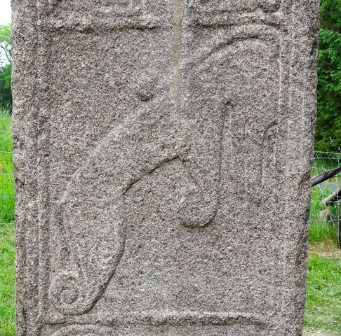 Symbolstein der Pikten in der Nähe von Aberdeen