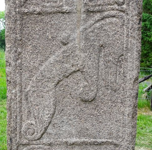 Symbolstein der Pikten Symbolstein der Pikten in der Nähe von Aberdeen