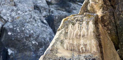 Gobustan Felszeichnungen Aserbaidschan UNESCO Welterbe
