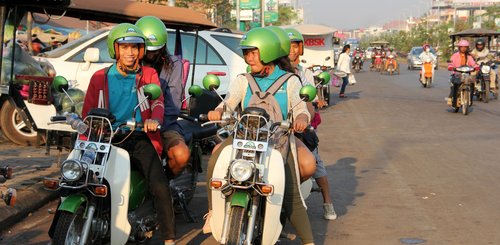 Motorollerausflug Kambodscha Siem Reap - ein tolles Erlebnis mit zahlreichen Begegnungen mit Land und Leuten in Kambodscha