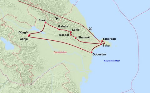 Aserbaidschan Rundreise Kleingruppe