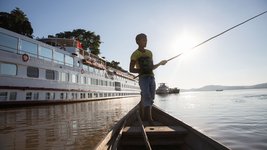 Belmond Road to Mandalay Kreuzfahrtschiff Flusskreuzfahrt Luxus am Irrawaddy