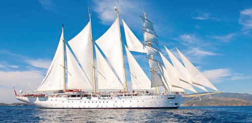 Star Clipper unter Segeln